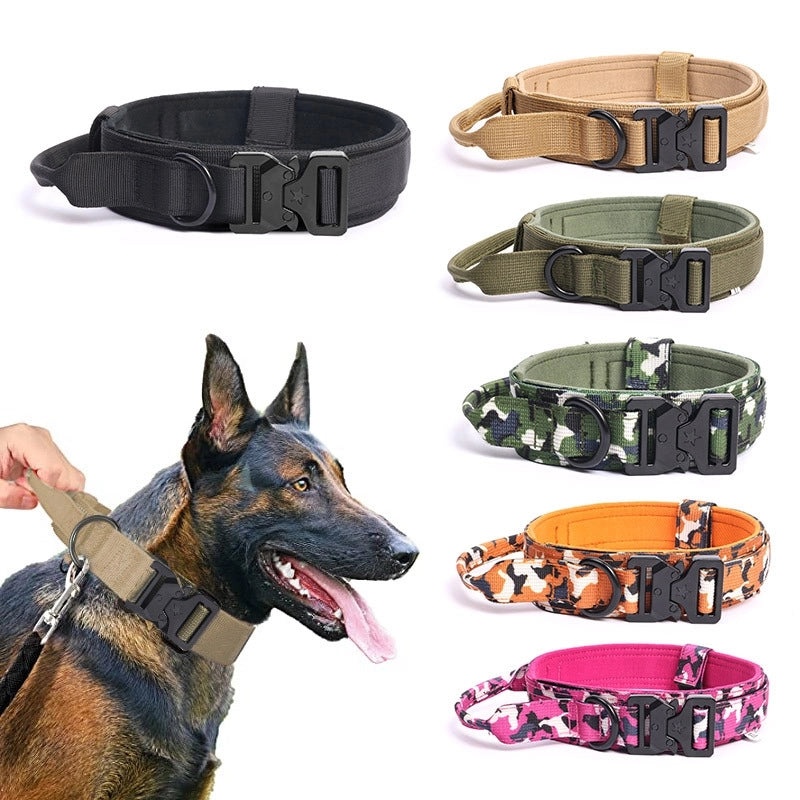 Outdoor Tactical Dog Collar for Medium and Large Dogs | Tactical Pet Accessories
