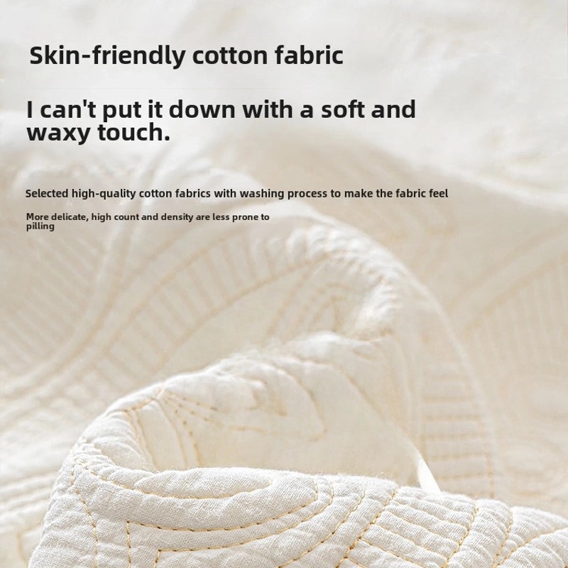 Japanese Korean Style Cream Cotton Sofa Cushion Four Seasons Non-Slip Universal Sofa Cover|Home Decor