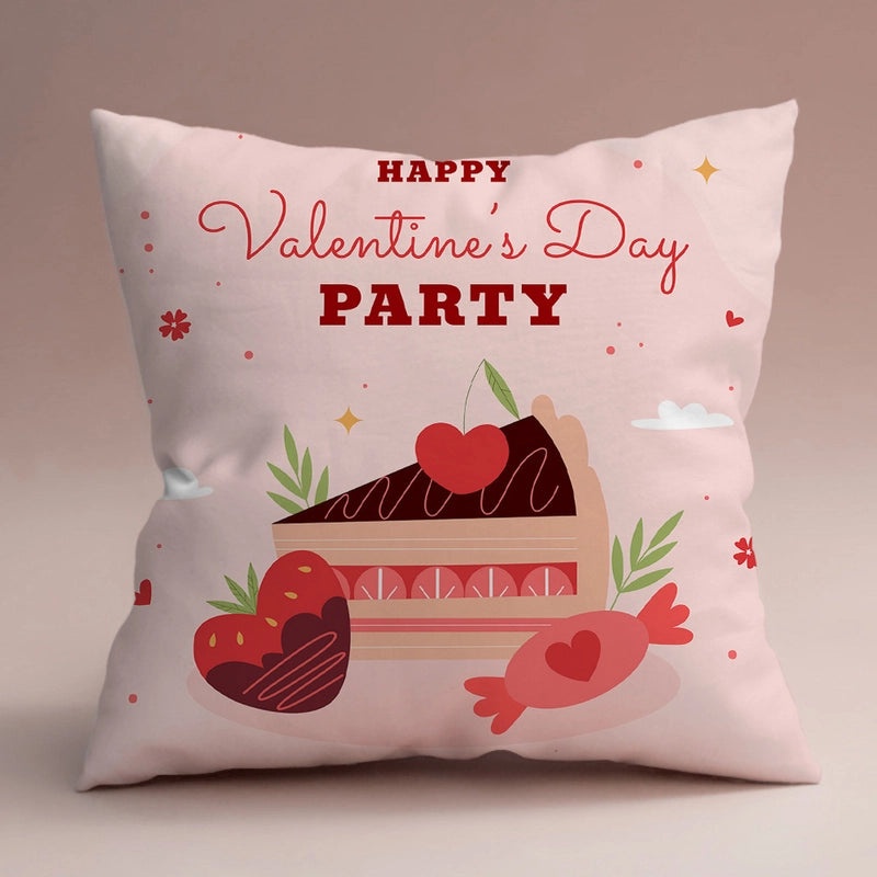 Valentine's Day Minimalist Letter Polyester Pillow Covers for Couch and Sofa Decor|Home Decor Pillows