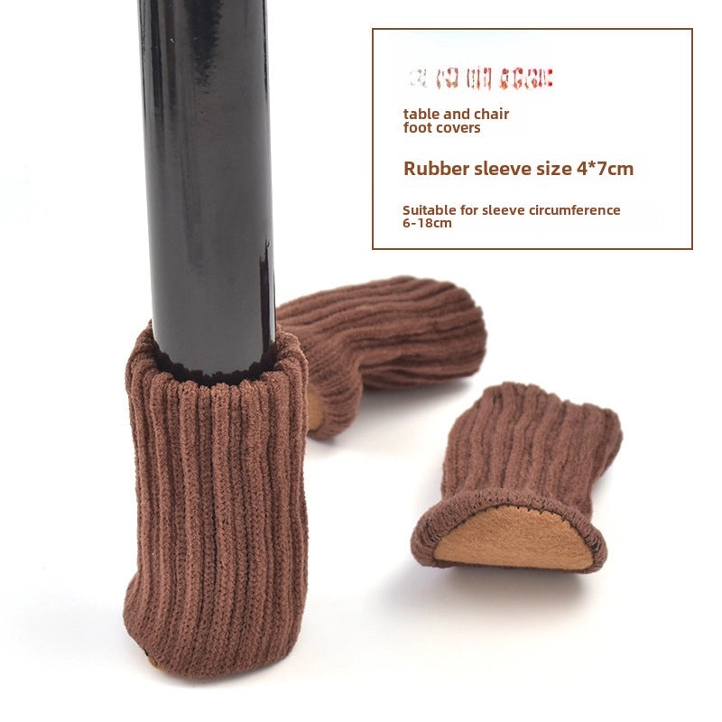 Wool Felt Chair Leg Caps Thickened Non-slip Silent Floor Protectors for Table Stool Feet|Home & Living Furnishings