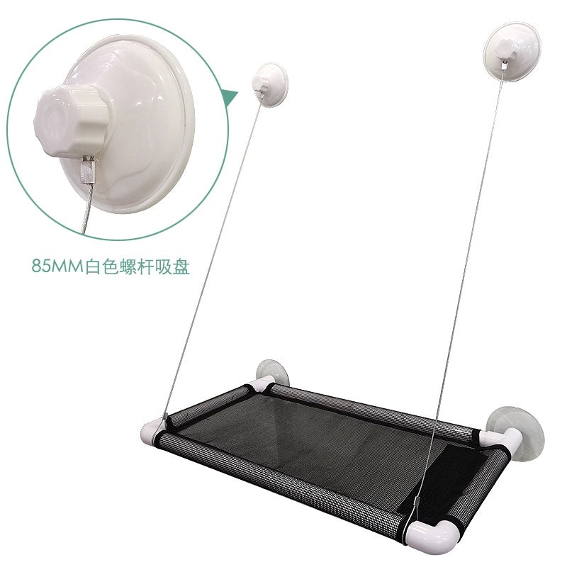 Super Strong Suction Cup Cat Hammock Balcony Bed Climbing Frame Nest for Pets|Pet Supplies