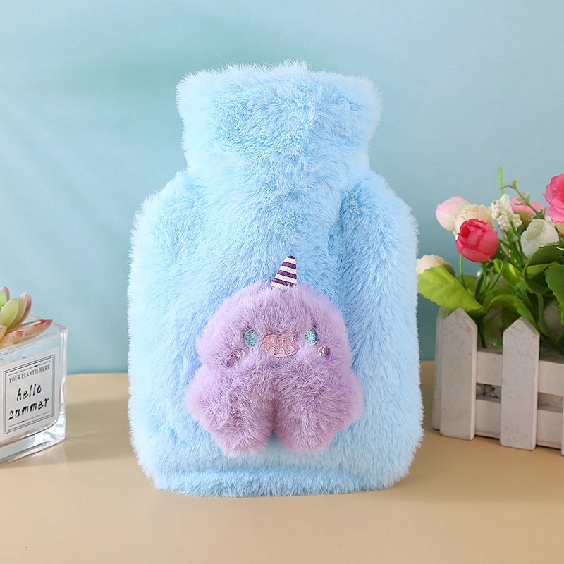 Adorable Cartoon PVC Hot Water Bottle for Fans & Heating | Home & Living Accessories