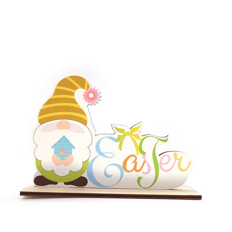 Easter Casual Elegant Wooden Letter Boxwood Table Decoration for Holiday Banquet Party 1 Piece|Home Decor