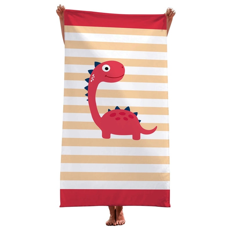 Cute Dinosaur and Dolphin Beach Towel | Beach Towels & Accessories