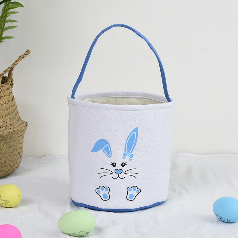 Easter DIY Canvas Bag with Rabbit Ears Decorative Gift Basket for Office and Cultural Events|Home & Garden > Seasonal Decor > Easter Decorations