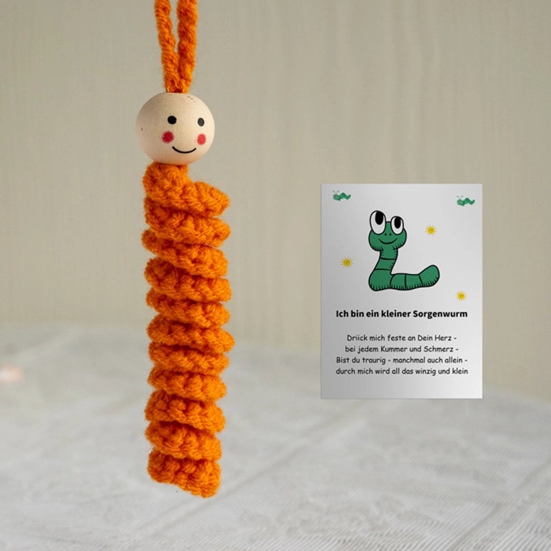 Cute Cartoon Caterpillar Plush Toy Holiday Gift Creative Table Decoration|Home Decor & Gifts