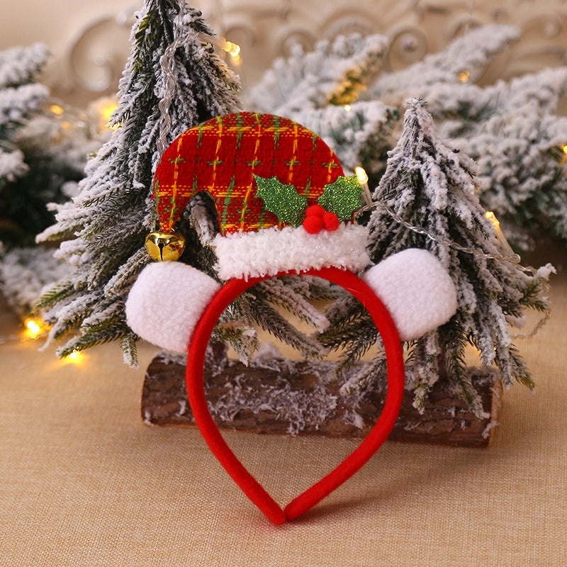 Festive Christmas Hat Hair Band Cute Classic Style for Party and Festival|Accessories & Hair Accessories