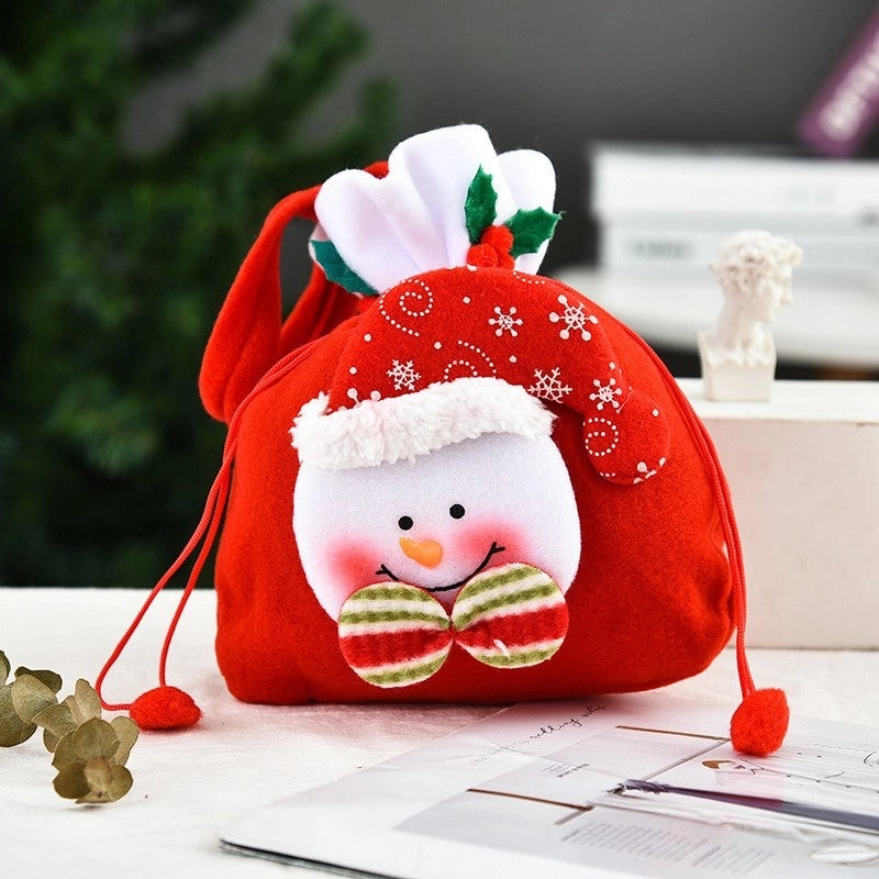 Nordic Christmas Gift Bags Santa Snowman Elk Party Decorations | Christmas Party Supplies