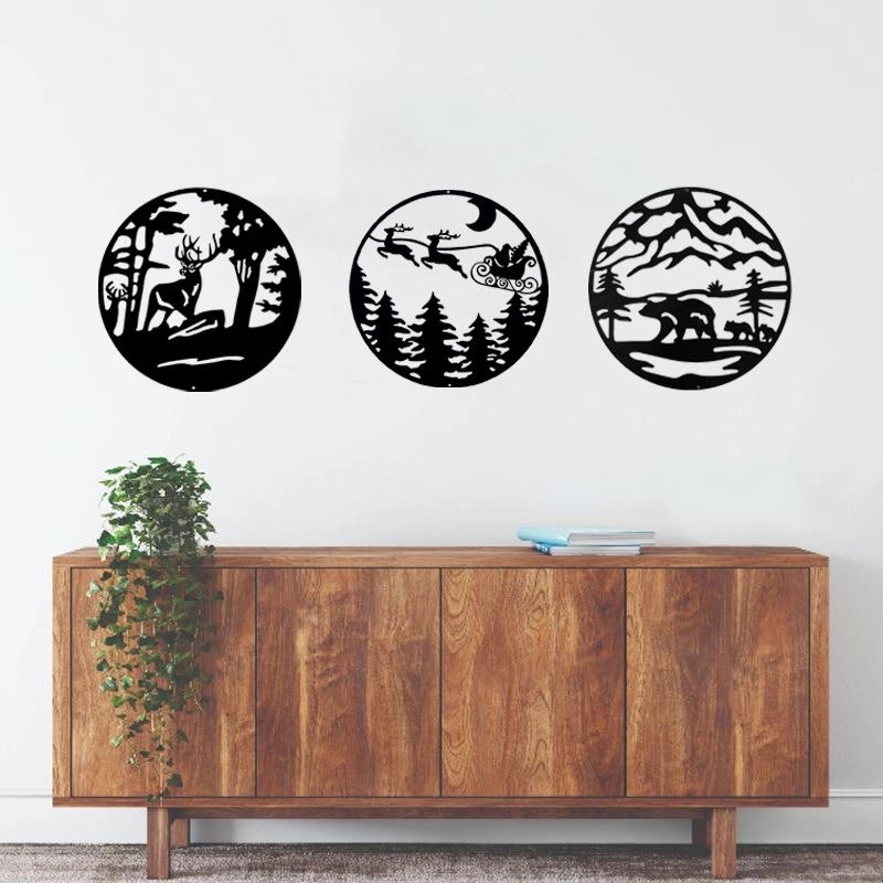 European Iron Wall Hanging Pendant Decorative Home Wall Art Living Room Ornament|Home Decor