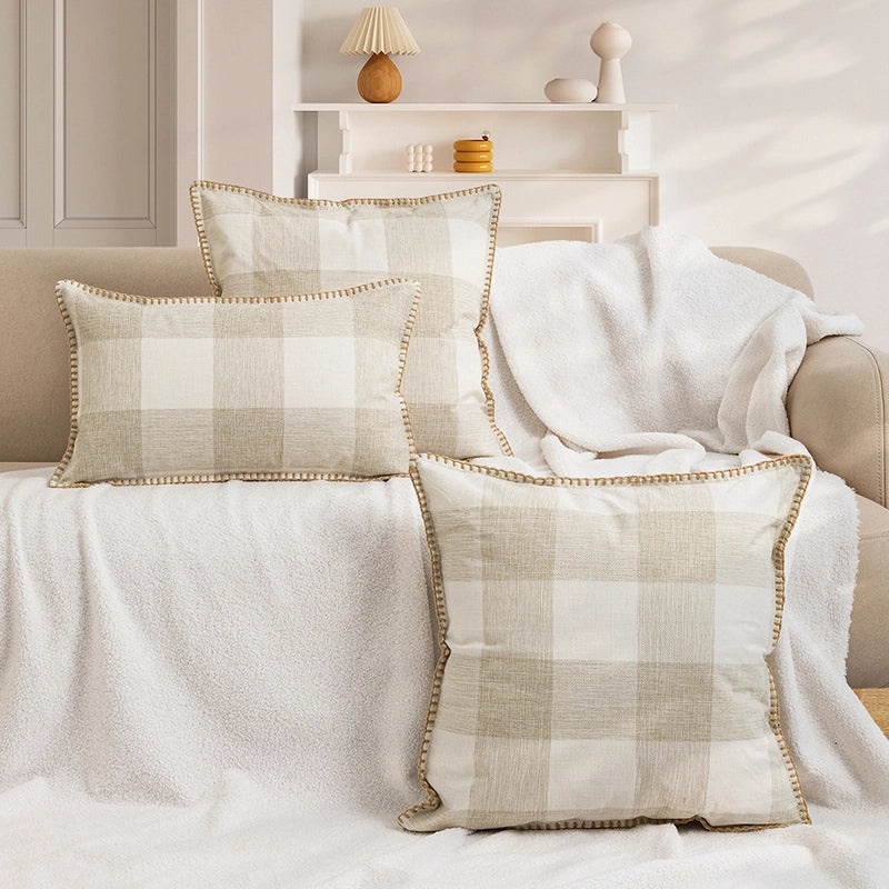 Elegant Minimalist Lattice Chenille Pillow Covers|Home Decor Pillows