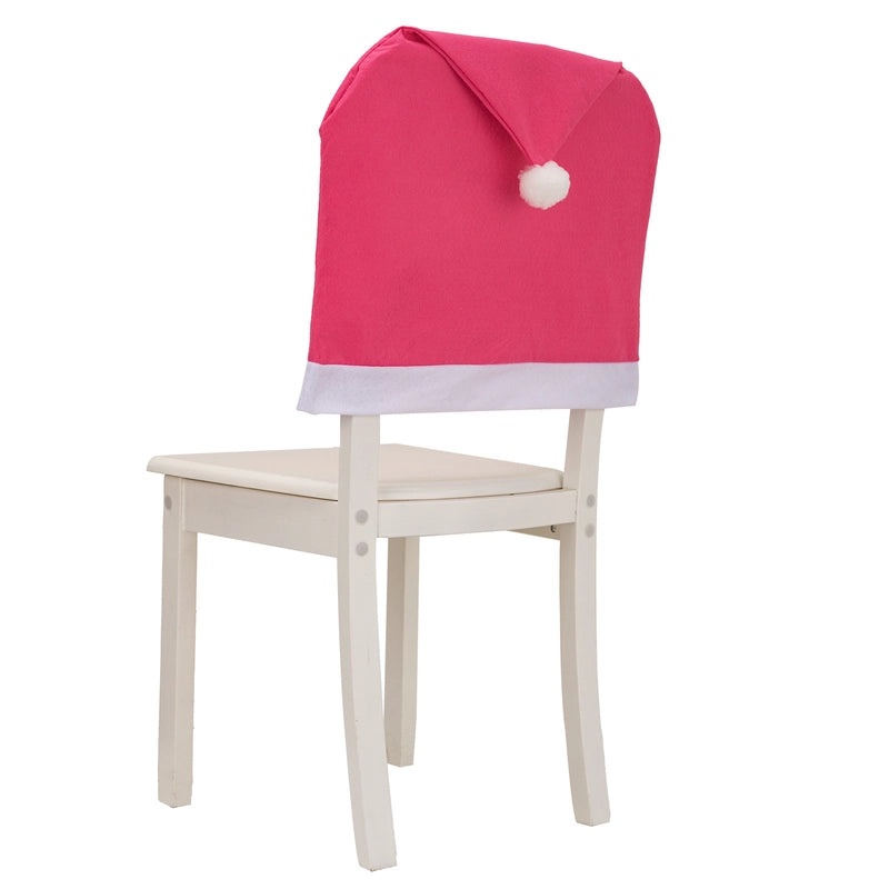 Christmas Minimalist Color Block Chair Cover for Holiday and Daily Use | Home Decor & Table Accessories
