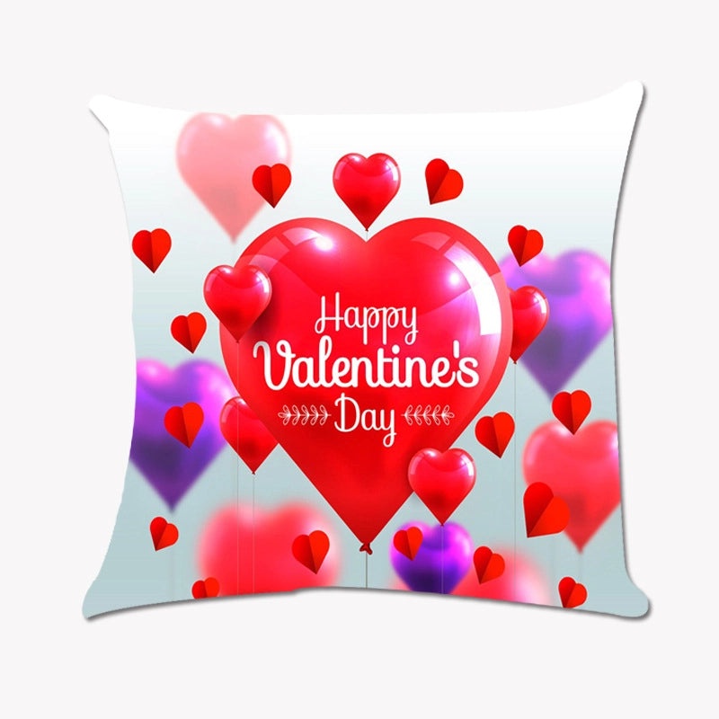 Valentine's Day Minimalist Letter Pillowcases for Couch and Sofa Super Soft Decorative Covers|Home Decor Cushions