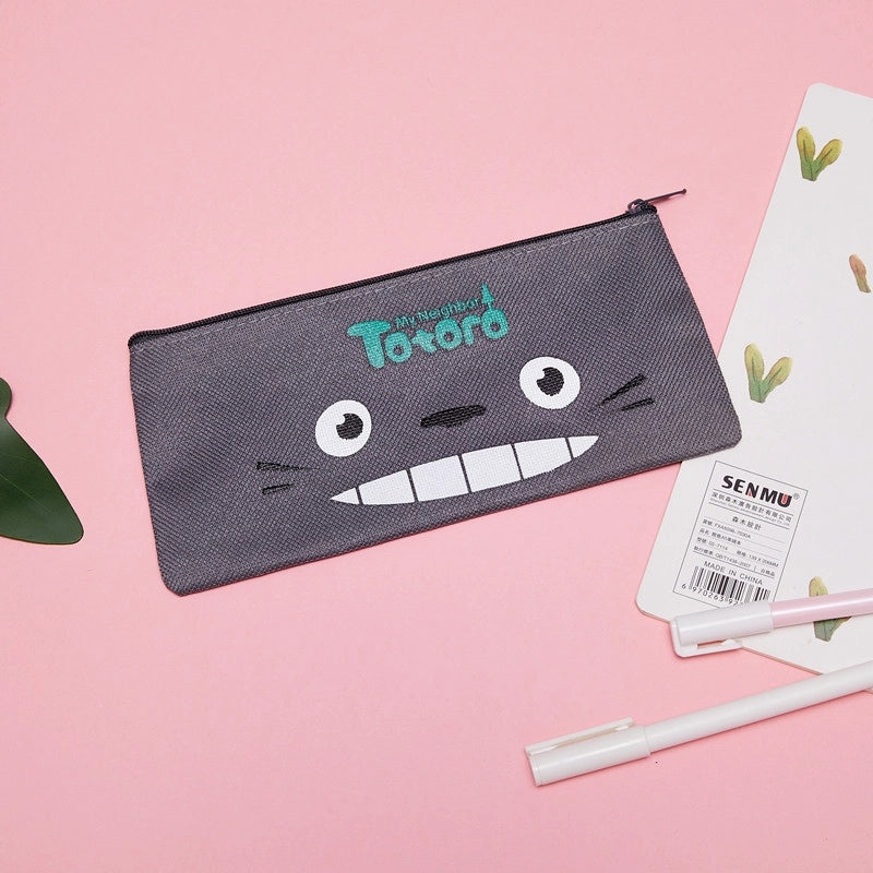 2 Pieces Red Leather Pencil Cases Simple Design for Office, School, and Home Use|Stationery & Office Supplies