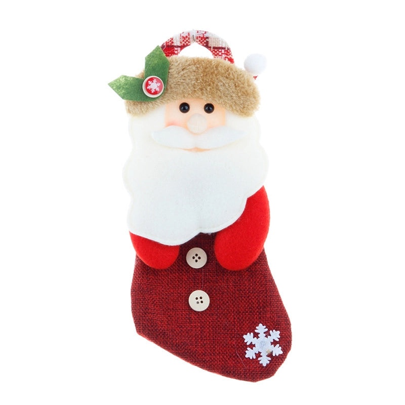Christmas Cute Santa Snowman Elk Gift Bags Hanging Ornaments Holiday Party Decorations|Holiday Decorations