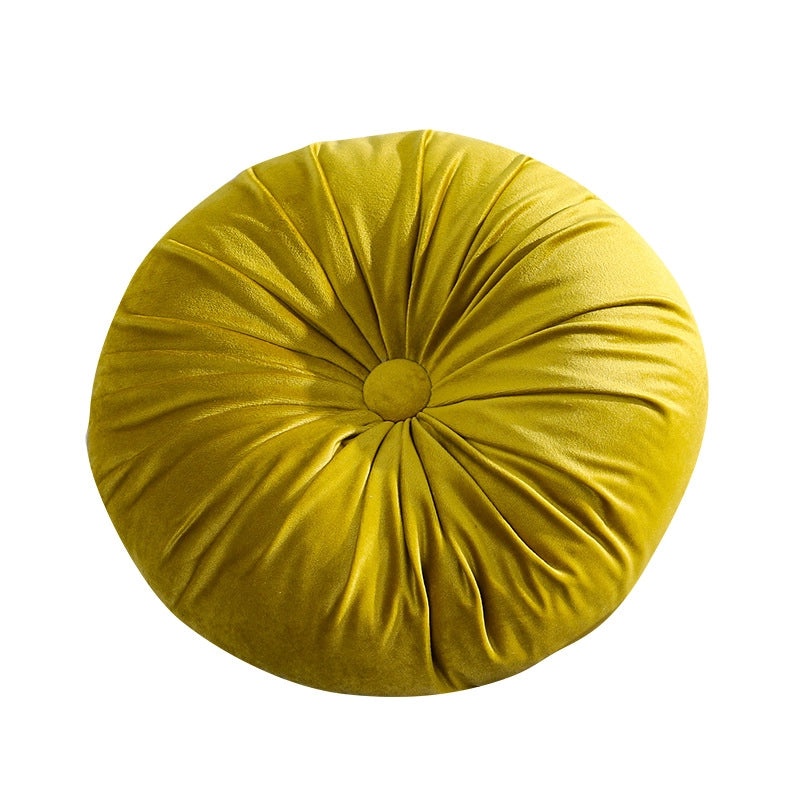 Nordic Velvet Round Seamless Sofa Cushion Light Luxury Solid Color Simple Irregular Design|Home Decor Cushions