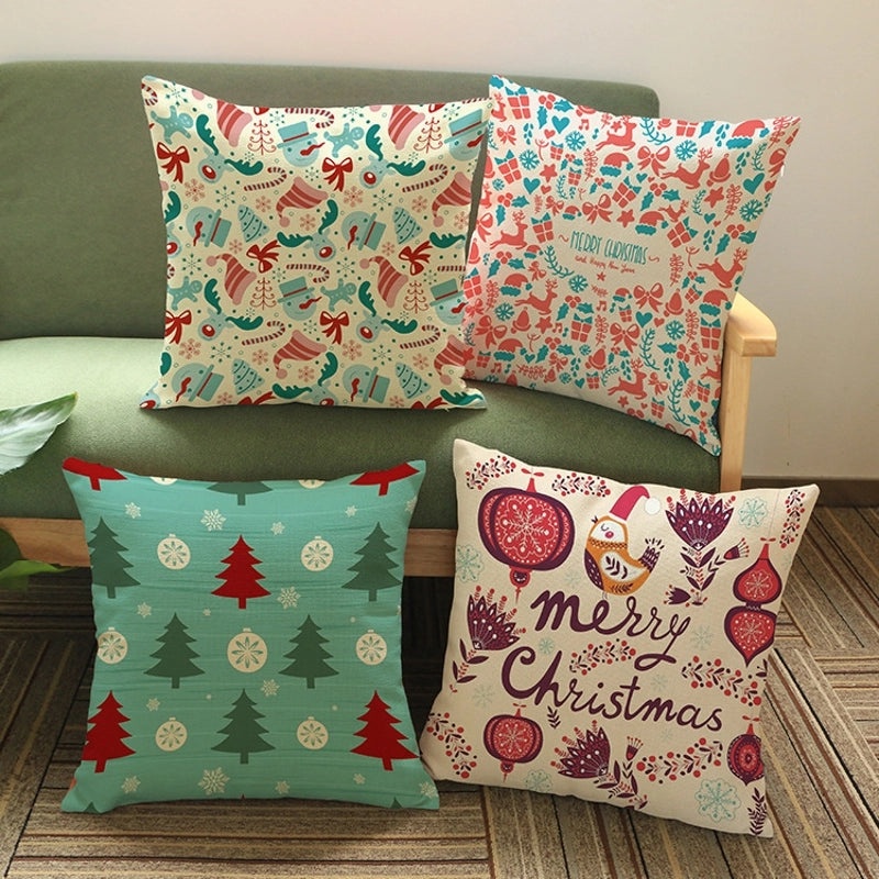Festive Christmas Couch & Sofa Decorations for Holiday Home | Holiday Home Decor