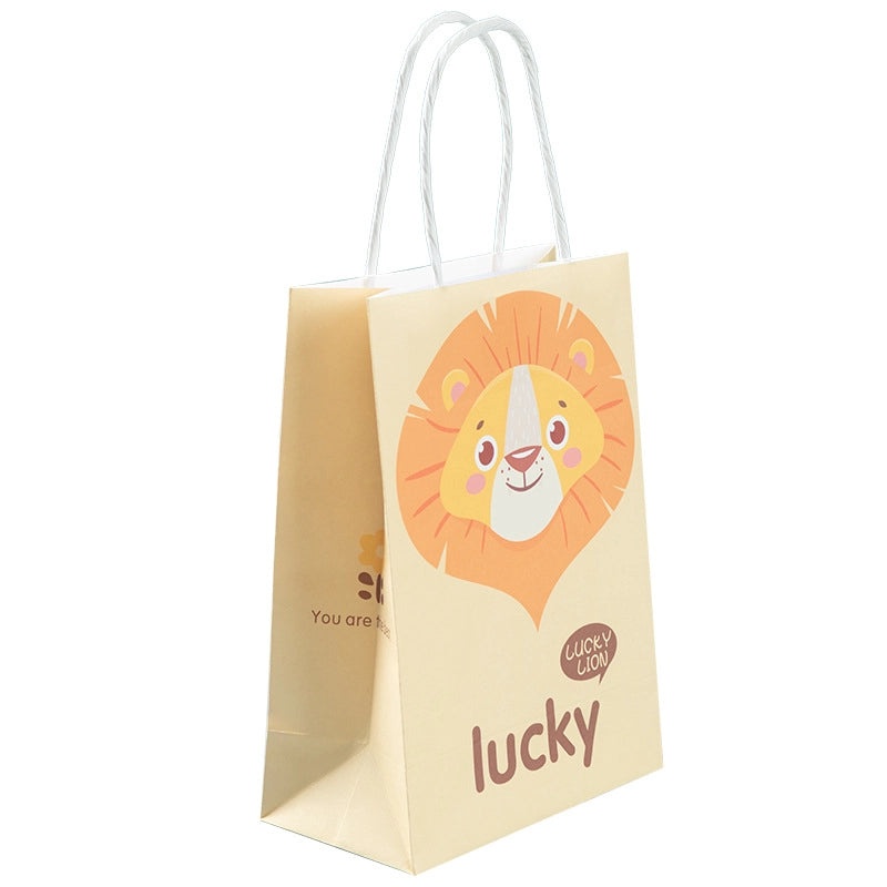 Cartoon Animal Design Holiday Party Gift Bags Durable Daily Use Wrapping Supplies|Party Supplies