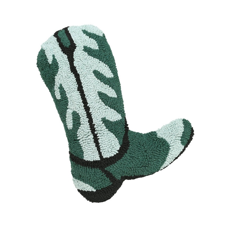 Cowboy Style Boot Decorative Cotton Pillow for Couch and Sofa | Home Decor Pillows