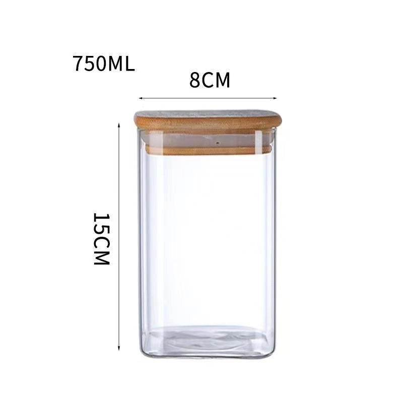 Simple Modern Glass Storage Box for Home Organization|Home Storage & Organization