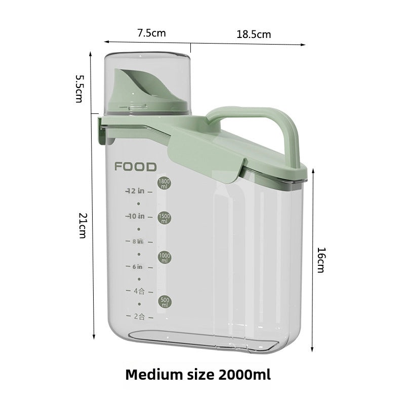 Pet Food Storage Container Airtight Cat & Dog Food Barrel Moisture-Proof Grain Storage Box | Pet Supplies Storage