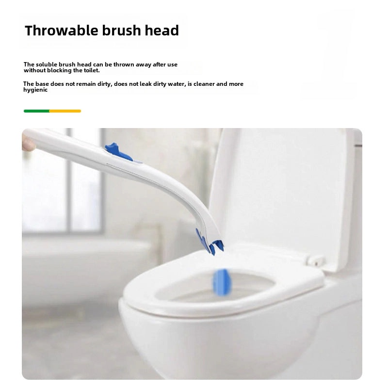 Japanese SC Johnson Disposable Toilet Brush with Cleaner & Replacement Head | Home Cleaning Supplies
