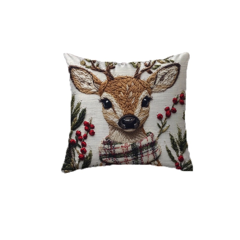 Minimalist Giraffe Polyester Pillow Covers for Couch and Sofa Decor | Home Decor & Pillows