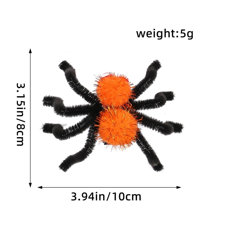 Halloween Spider Hairball Hairpin Funny Hip-Hop Style Iron Party Accessory | Hair Accessories