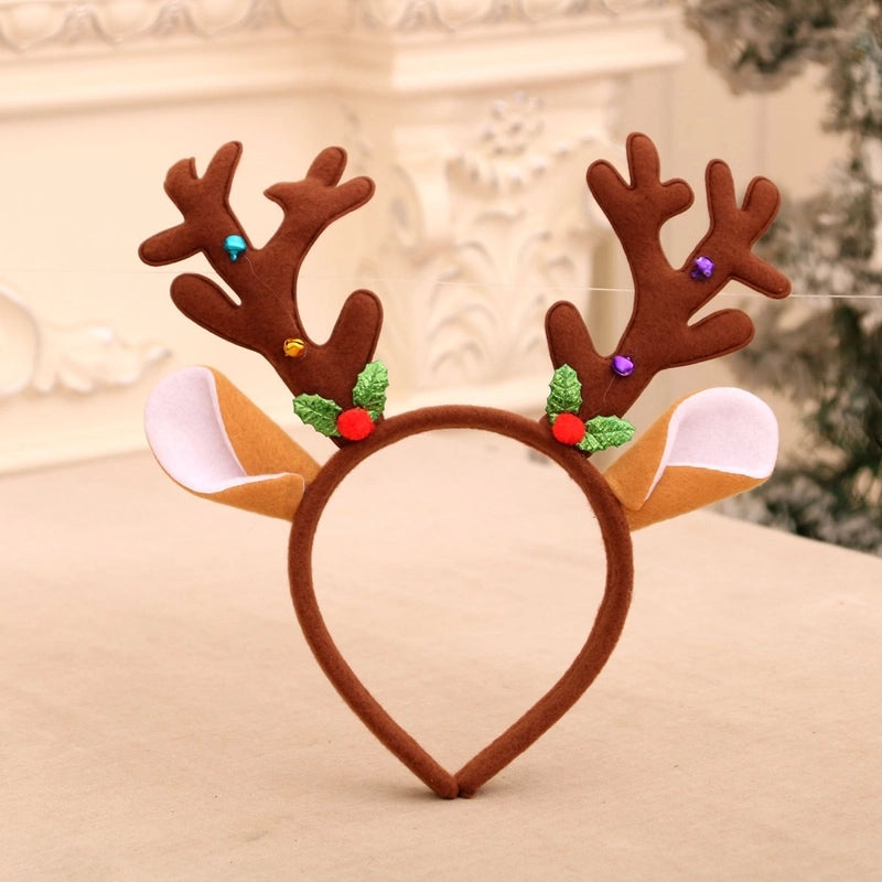 Christmas Snowman and Reindeer Antler Hair Bands Nonwoven Party Accessories|Festive Party Supplies