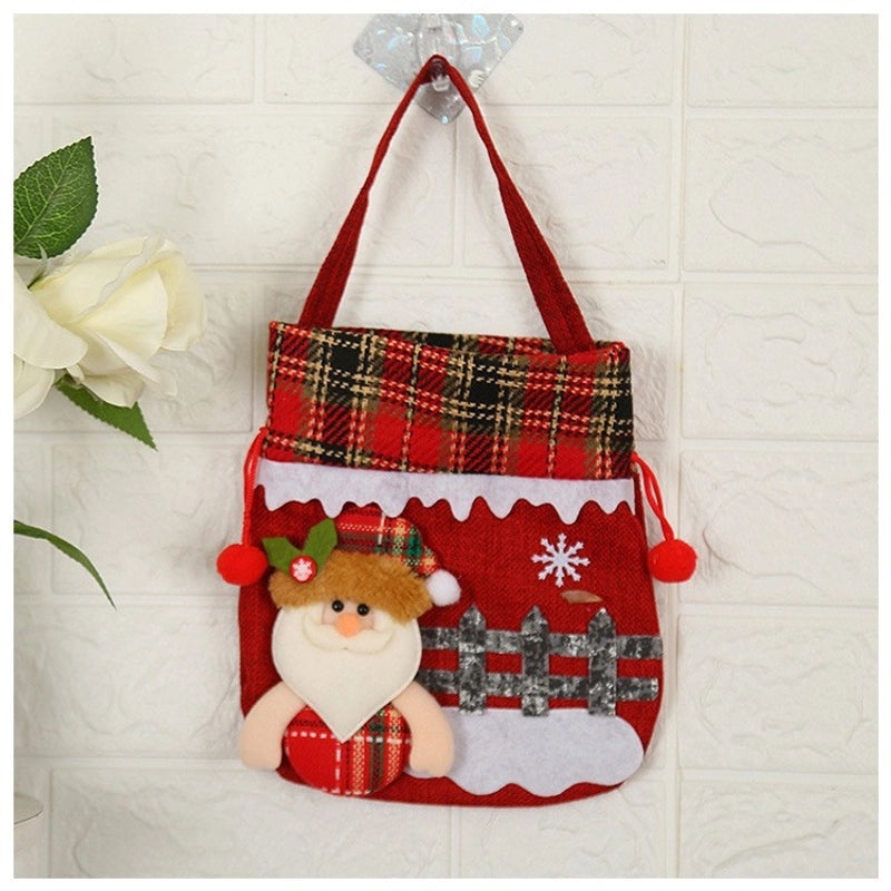 Nordic Christmas Gift Bags Santa Snowman Elk Party Decorations | Christmas Party Supplies