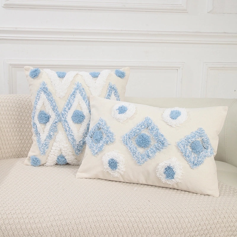 Minimalist Geometric Polyester Pillow Covers for Couch and Sofa Home Decor|Home Decor & Cushions