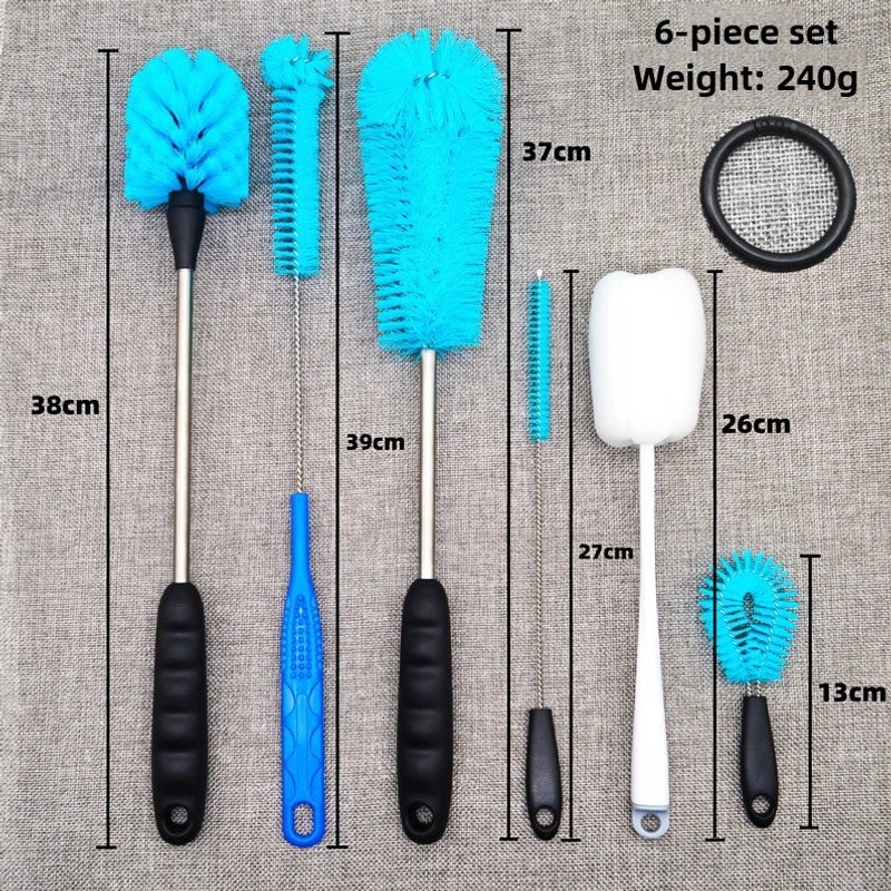 Bottle Cleaning Brush Set with Straw and Test Tube Brushes | Kitchen & Dining Tools