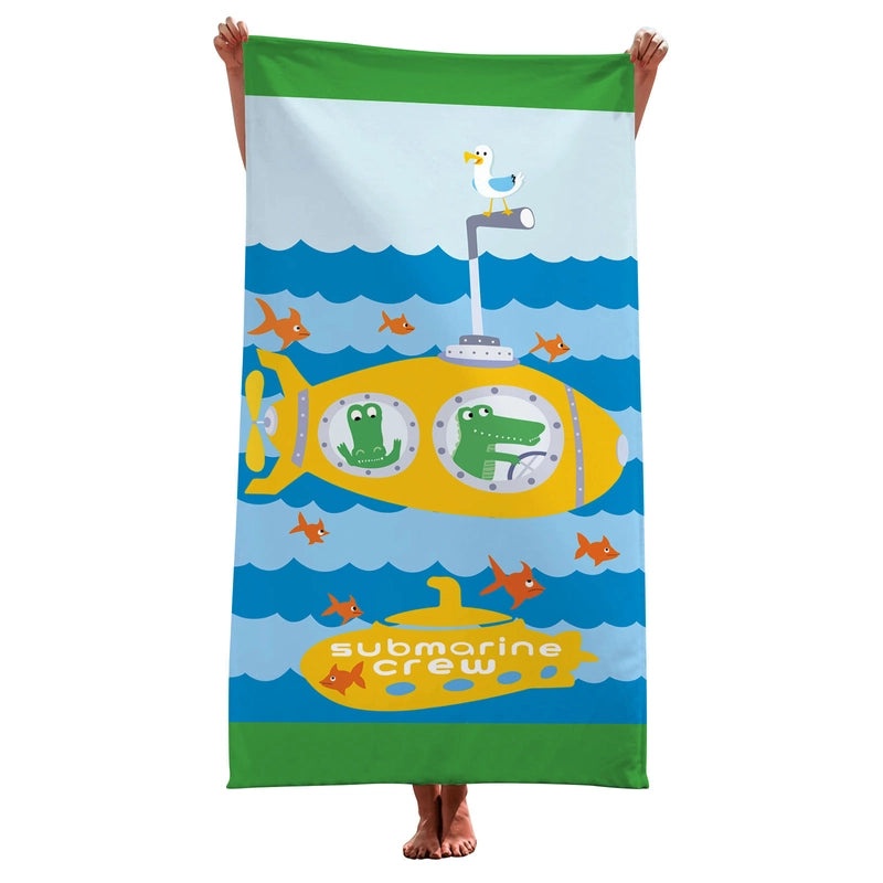 Cute Dinosaur and Dolphin Beach Towel | Beach Towels & Accessories