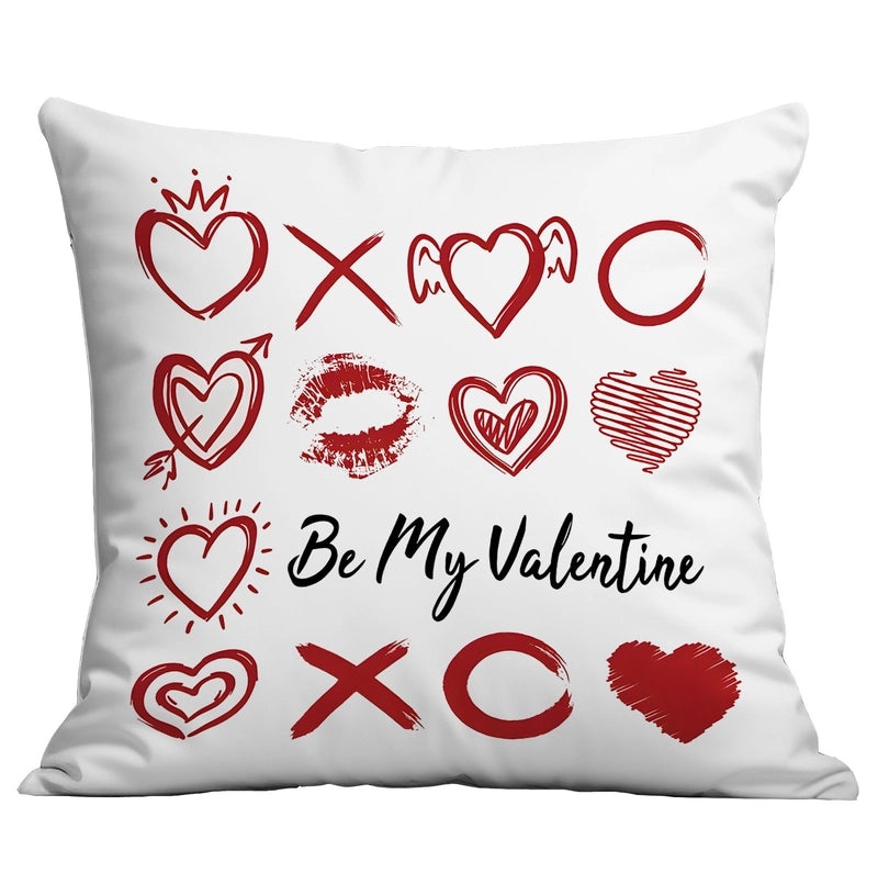 Minimalist Velvet Heart Letter Pillow Covers for Couch Sofa Decor | Home Decor & Pillows