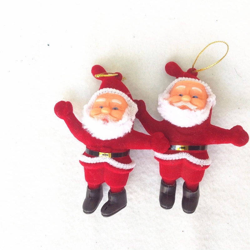 Christmas Tree and Santa Claus Doll Pendant Holiday Accessories Christmas Gift|Christmas Jewelry