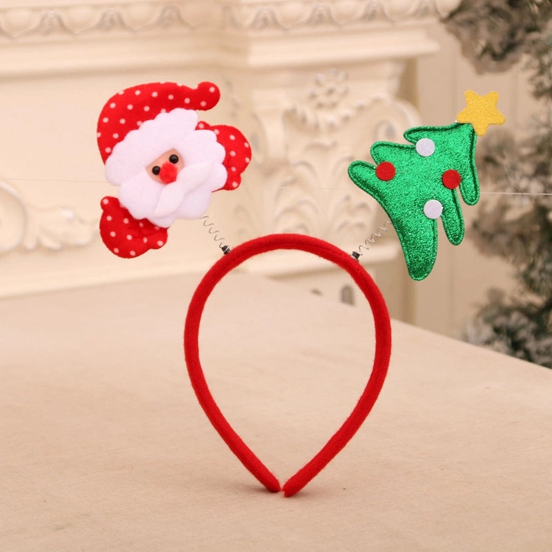 Christmas Snowman and Reindeer Antler Hair Bands Nonwoven Party Accessories|Festive Party Supplies