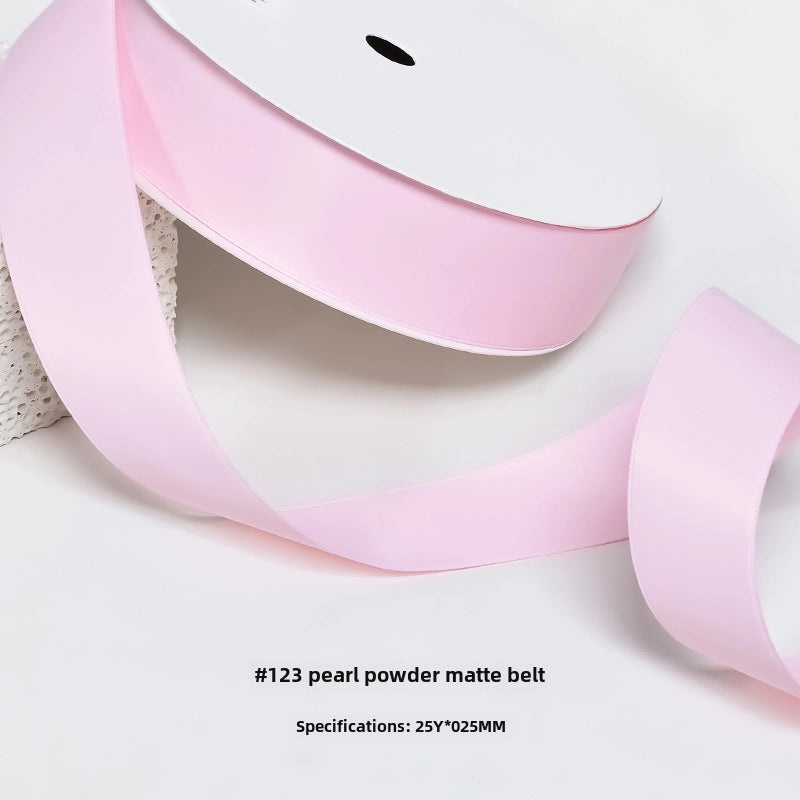 Yao Ming Han Style Milk Silk Ribbon Bow Hair Accessory Korean Full-matte Floral Packaging Belt|Hair Accessories