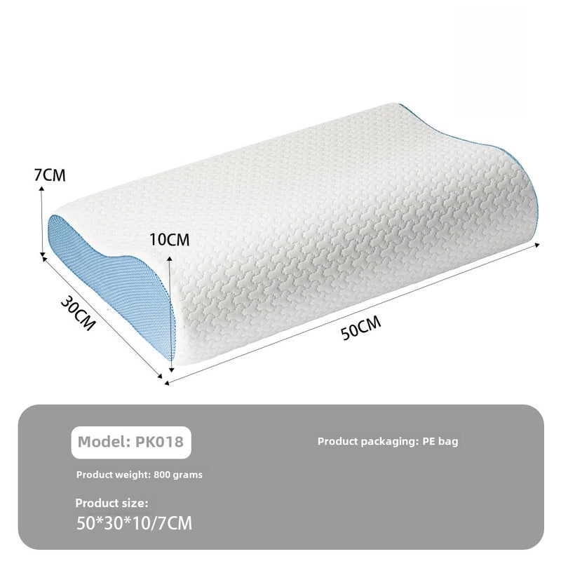 Ergonomic Side Sleeping Memory Foam Pillow for Neck and Cervical Support | Pillows & Bedding