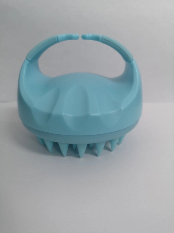 Silicone Handheld Shampoo Brush for Scalp Massage and Bath Cleaning | Hair Care & Styling Tools