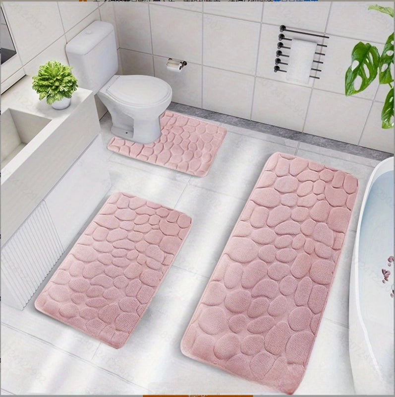 Nordic Non-slip Bathroom Door Mat Absorbent Bedroom Carpet Household Entrance Rug|Home & Living > Bath > Bath Rugs & Mats