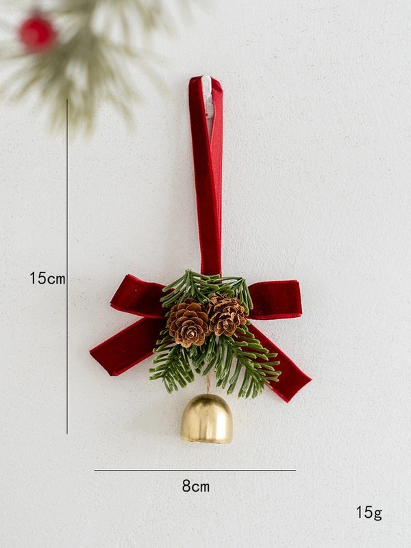 Korean Style Christmas Bell Hanging Ornaments Iron Holiday Party Home Decorations|Home Decor Ornaments