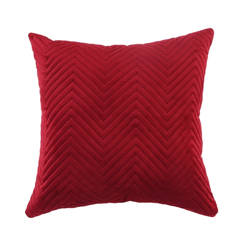 Nordic Velvet Embossed 3D Pillow Cover for Bedside Home Decor|Home Textiles>Pillow Covers & Cases