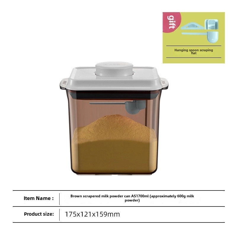 Anbutton Newborn Sealed Milk Powder Jar with Moisture-proof Food Grade Storage Box | Baby Feeding Supplies