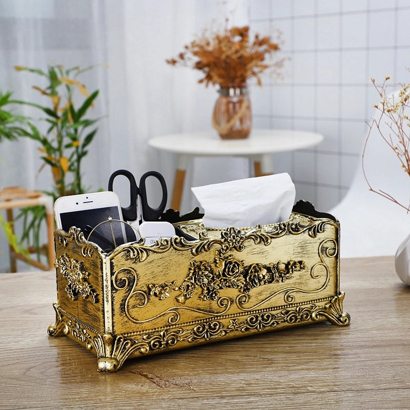 Elegant Minimalist Solid Color Plastic Tissue Box Holder|Home Decor & Storage Solutions