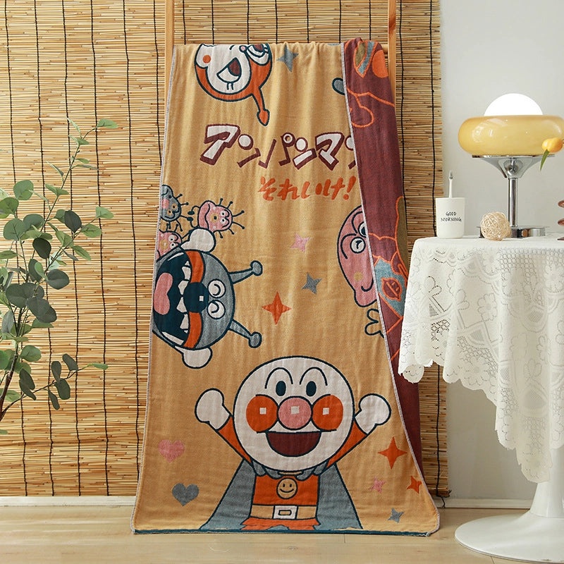 Adorable Animal Print Floral Cotton Bath Towels | Home & Bath Towels