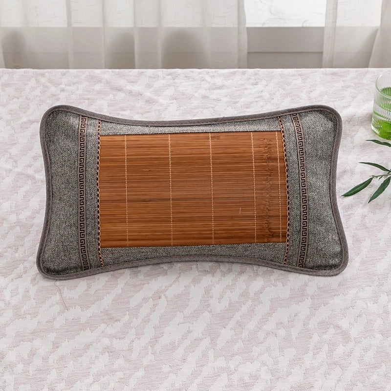 Summer Bamboo Rattan Pillow Breathable Buckwheat Neck Cushion for Adults Dorm Room|Home & Living > Bedding > Pillows