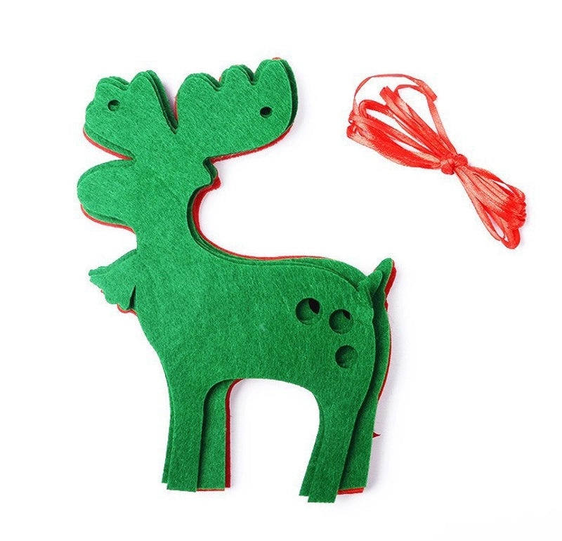 Christmas Party Banner Colorful Letter Flags Home Decoration Pendant | Party Supplies & Decorations