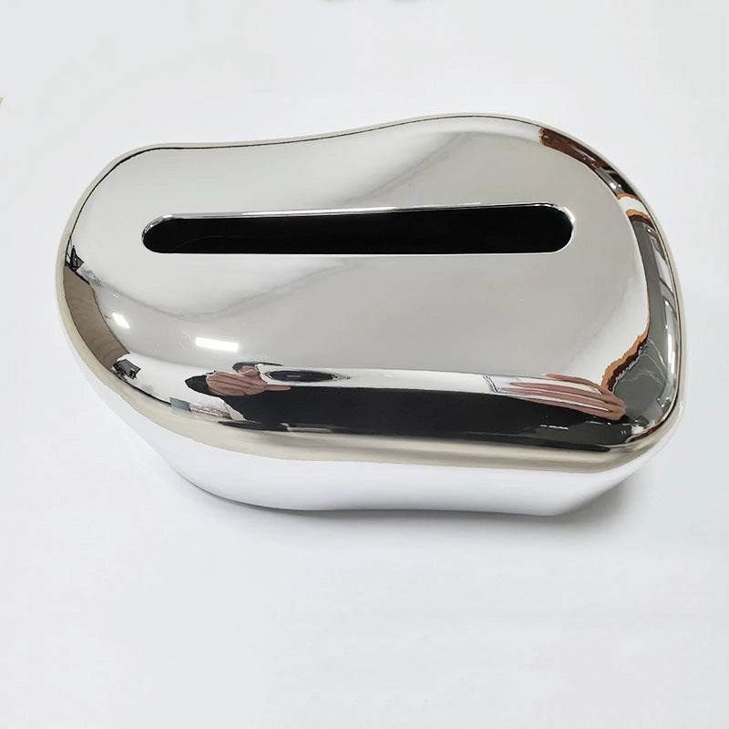 Electroplated Retro Luxury Tissue Box for Home and Living Room Desktop | Home Decor & Storage