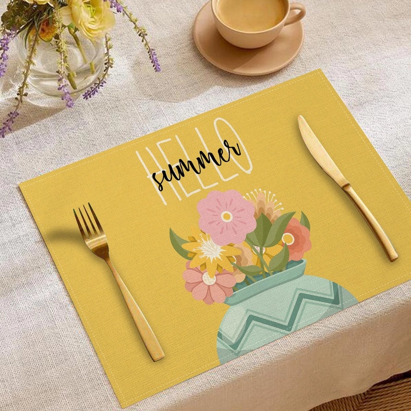 Elegant Nordic Linen Fruit Pattern Cushion Cover for Sofa and Couch | Home Decor Pillows & Cushions