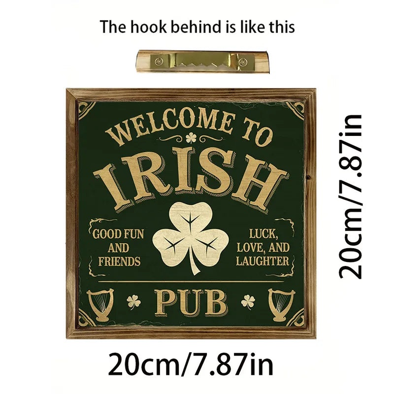 St. Patrick's Day and Easter Wooden Shamrock Rabbit Letter Home Decoration Party Supplies 1 Piece|Holiday Decorations