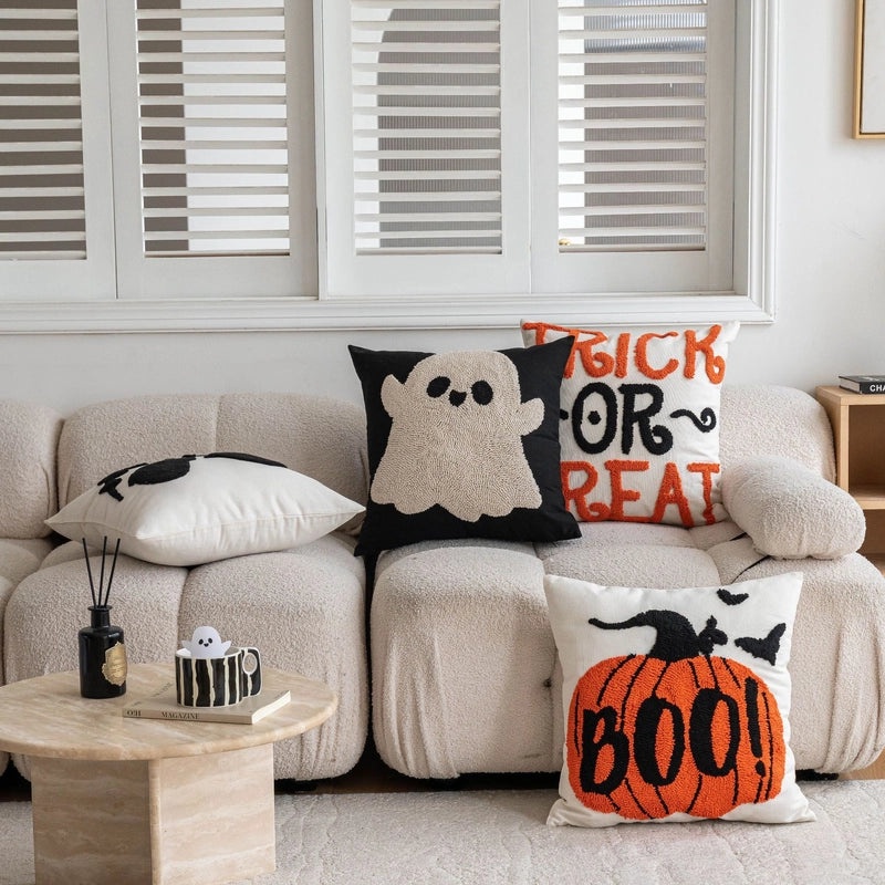 2024 Halloween Decorative Throw Pillow Set Modern Minimalist Bedroom Cushions for Home|Home Decor Pillows